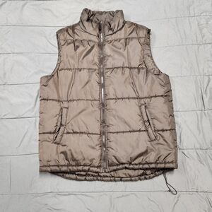 Brown Puffer Vest